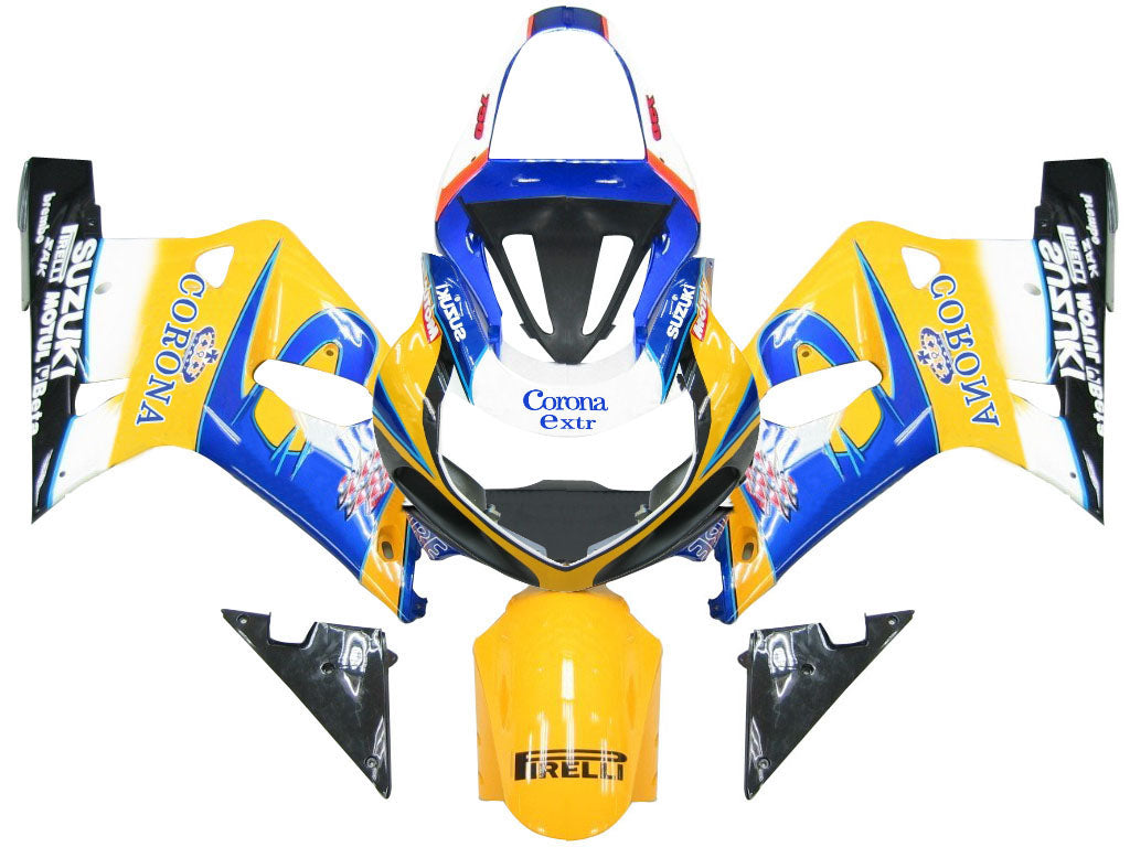 Fairings 2001-2003 Suzuki GSXR 600 Blue & Yellow Corona GSXR  Generic