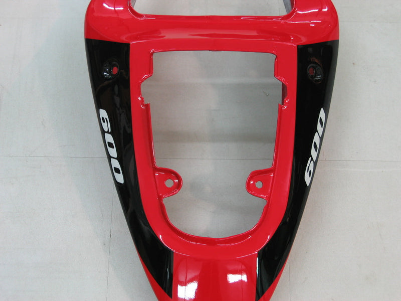 Fairings 2001-2003 سوزوكي GSXR 600 فضي أحمر أسود GSXR Generic