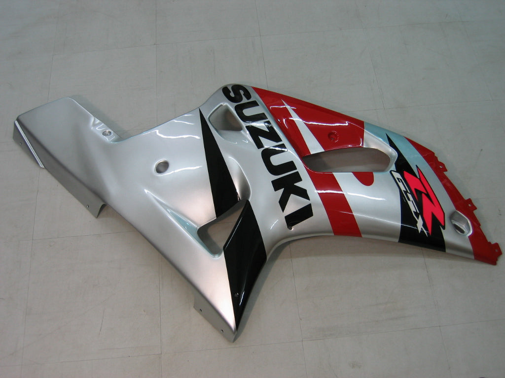 Fairings 2001-2003 Suzuki GSXR 600 Silver Red Black GSXR  Generic