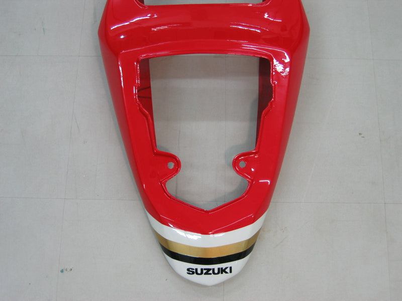 Carenados 2004-2005 Suzuki GSXR 600 750 Blanco y Rojo Lucky Strike Genérico