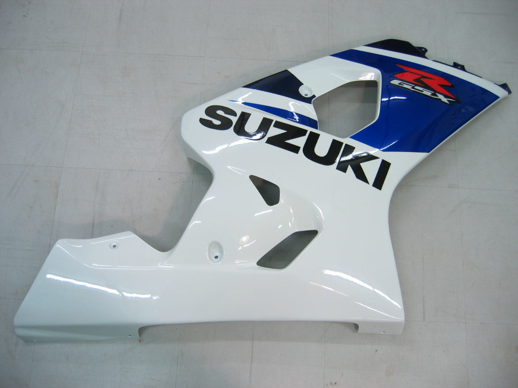 Fairings 2004-2005 سوزوكي GSXR 600 750 أزرق وأبيض GSXR عام