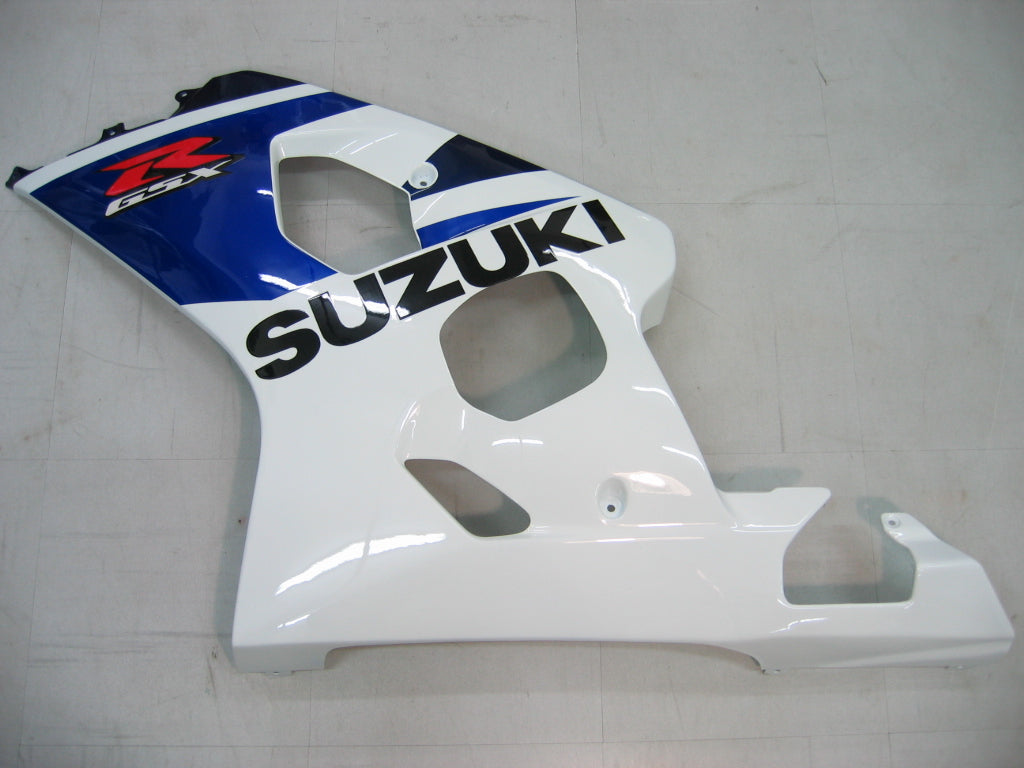 Fairings 2004-2005 سوزوكي GSXR 600 750 أزرق وأبيض GSXR عام