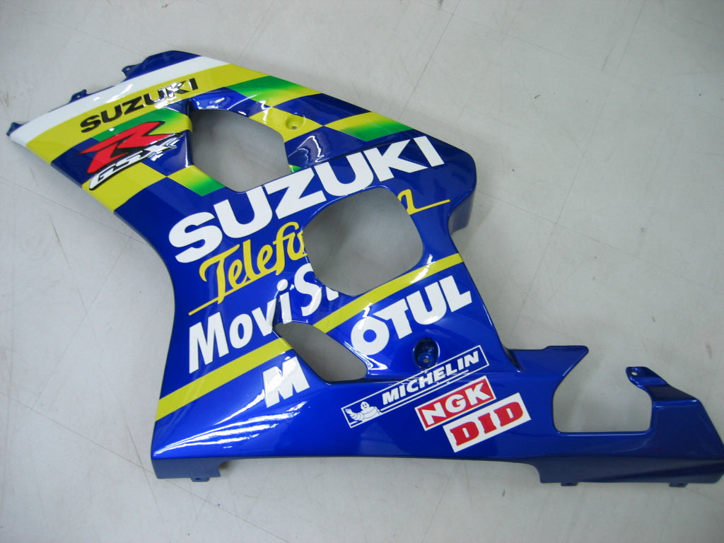 Fairings 2004-2005 Suzuki GSXR 600 750 Blue Movistar GSXR  Generic