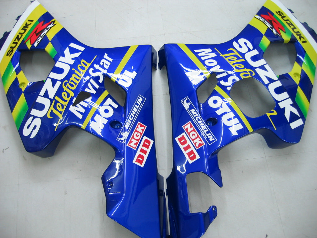 Fairings 2004-2005 سوزوكي GSXR 600 750 أزرق Movistar GSXR عام