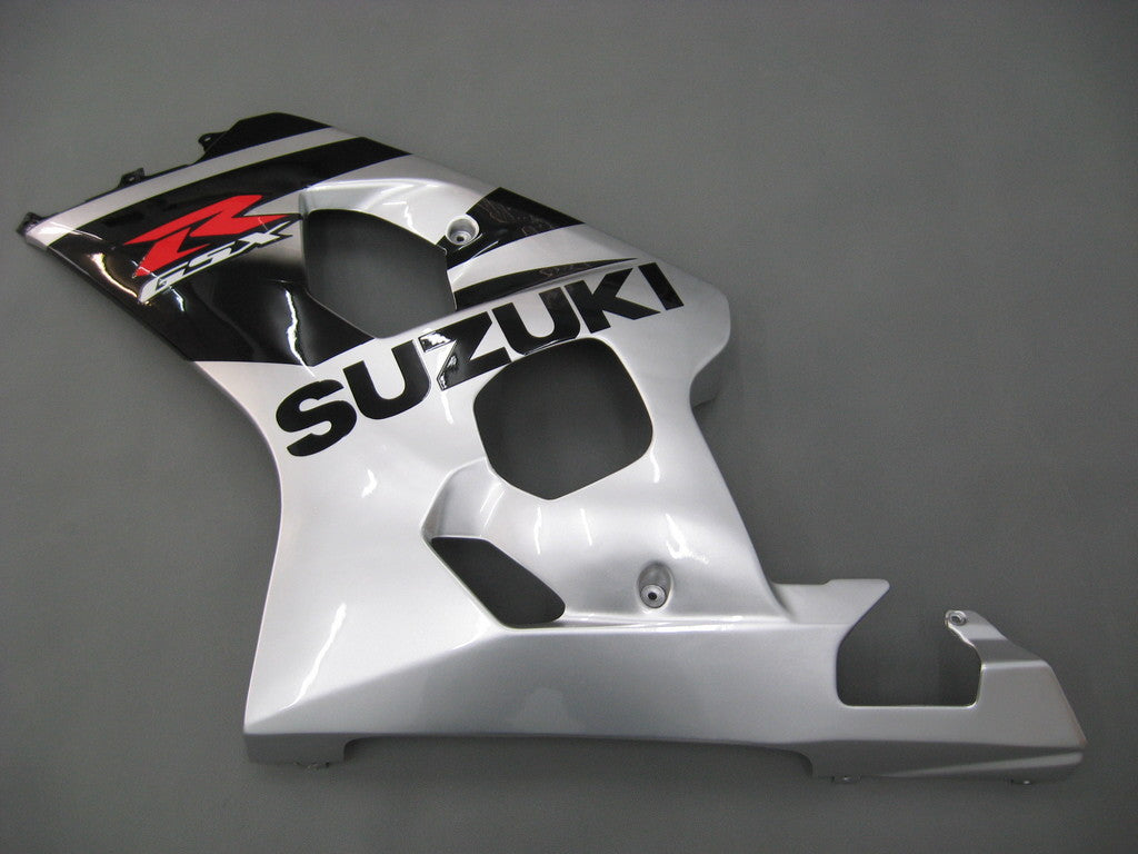 Fairings 2004-2005 Suzuki GSXR 600 750 Black Silver GSXR  Generic