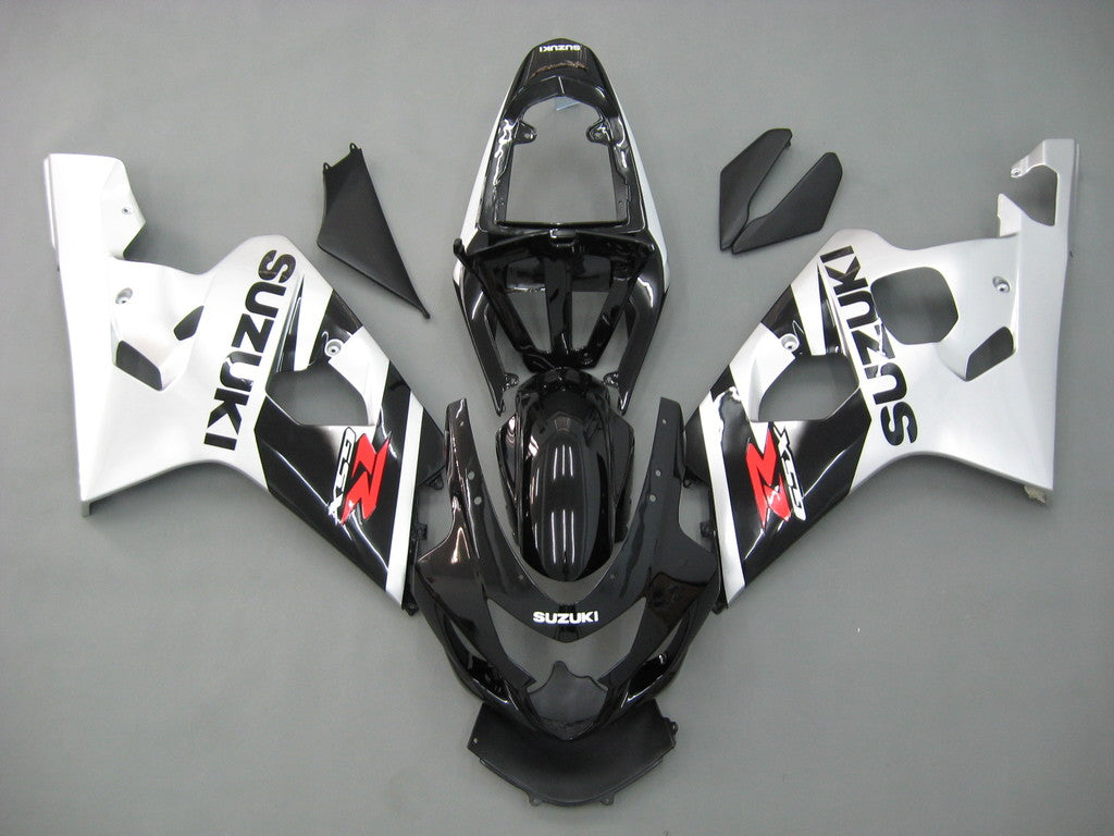 Fairings 2004-2005 سوزوكي GSXR 600 750 أسود فضي GSXR عام