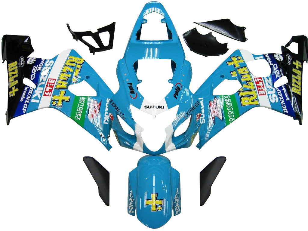 Fairings 2004-2005 سوزوكي GSXR 600 750 الأزرق ريزلا سوزوكي GSXR عام