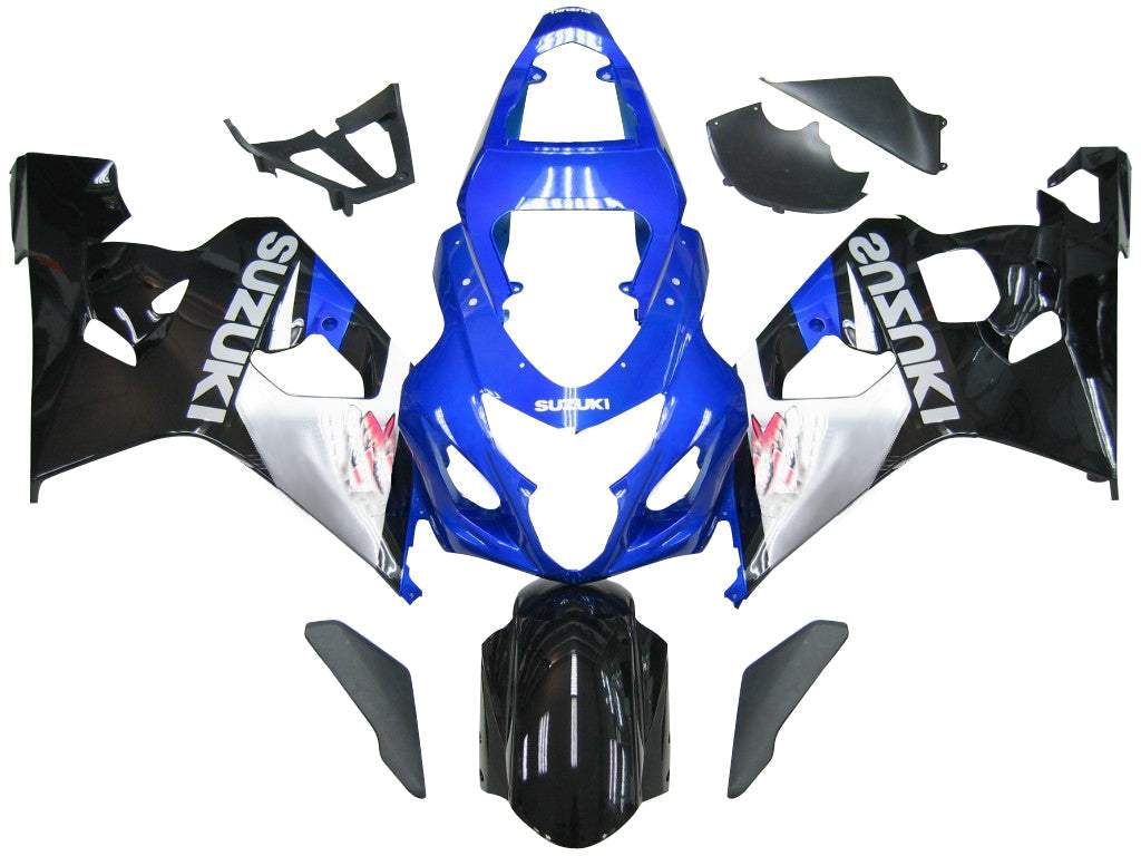 Fairings 2004-2005 سوزوكي GSXR 600 750 أزرق أسود سوزوكي GSXR عام