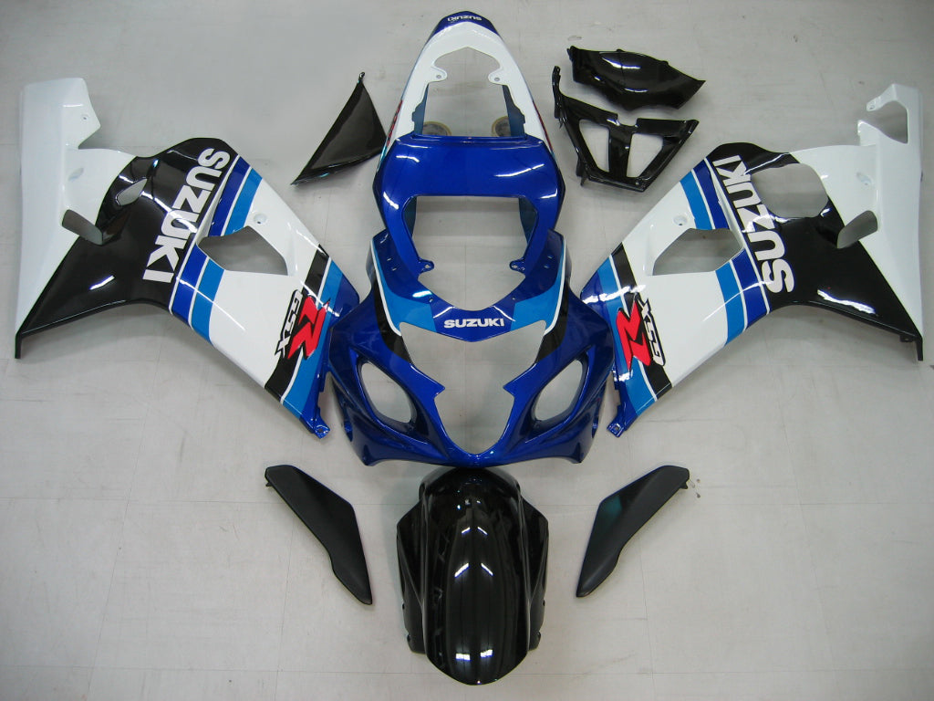 Fairings 2004-2005 Suzuki GSXR 600 750 Blue White Black GSXR  Generic