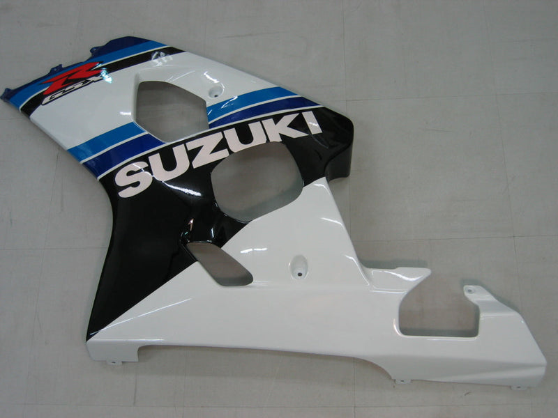 Carenados 2004-2005 Suzuki GSXR 600 750 Azul Blanco Negro GSXR Genérico