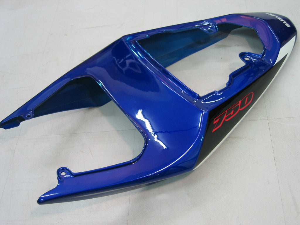 Fairings 2004-2005 Suzuki GSXR 600 750 Blue Black Silver GSXR  Generic