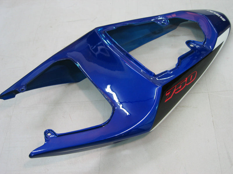 Fairings 2004-2005 سوزوكي GSXR 600 750 أزرق أسود فضي GSXR عام