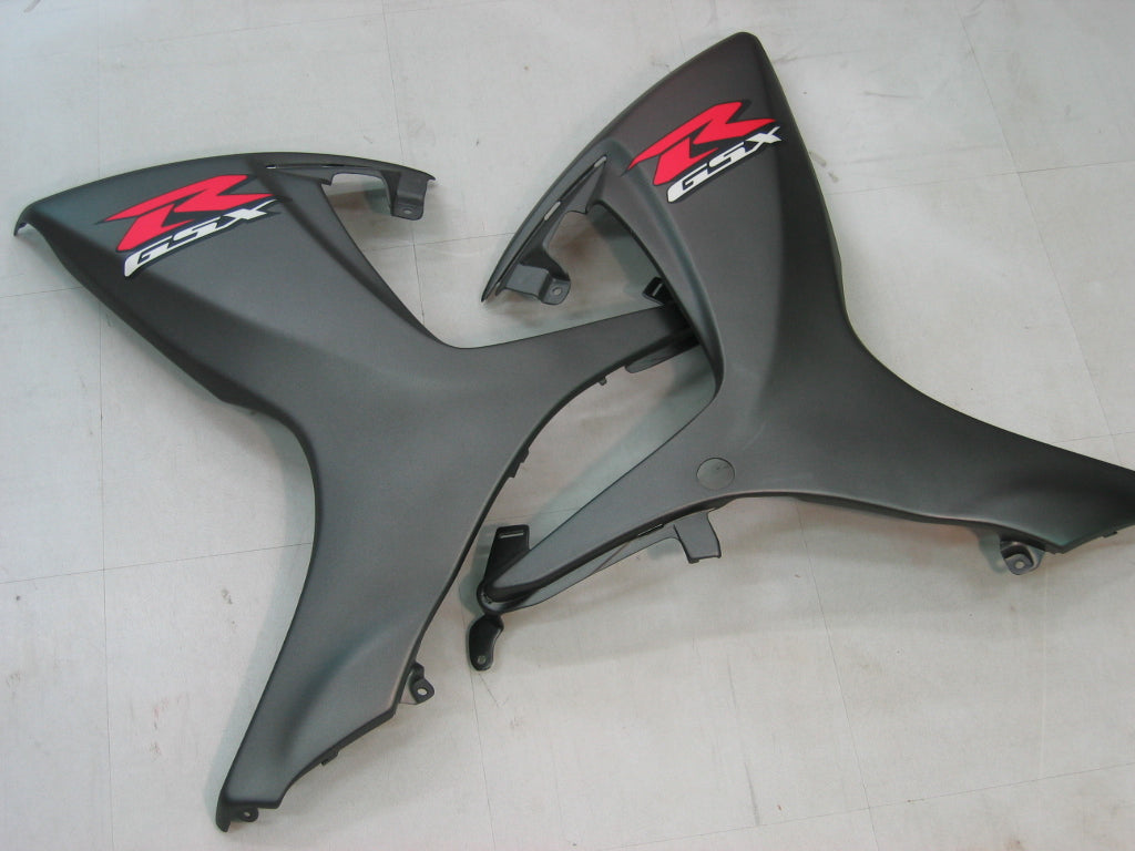 Fairings 2006-2007 Suzuki GSXR 600 750 Black Matte GSXR  Generic