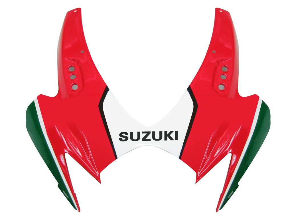 Fairings 2006-2007 Suzuki GSXR 600 750 White Red Green Alitalia  Generic