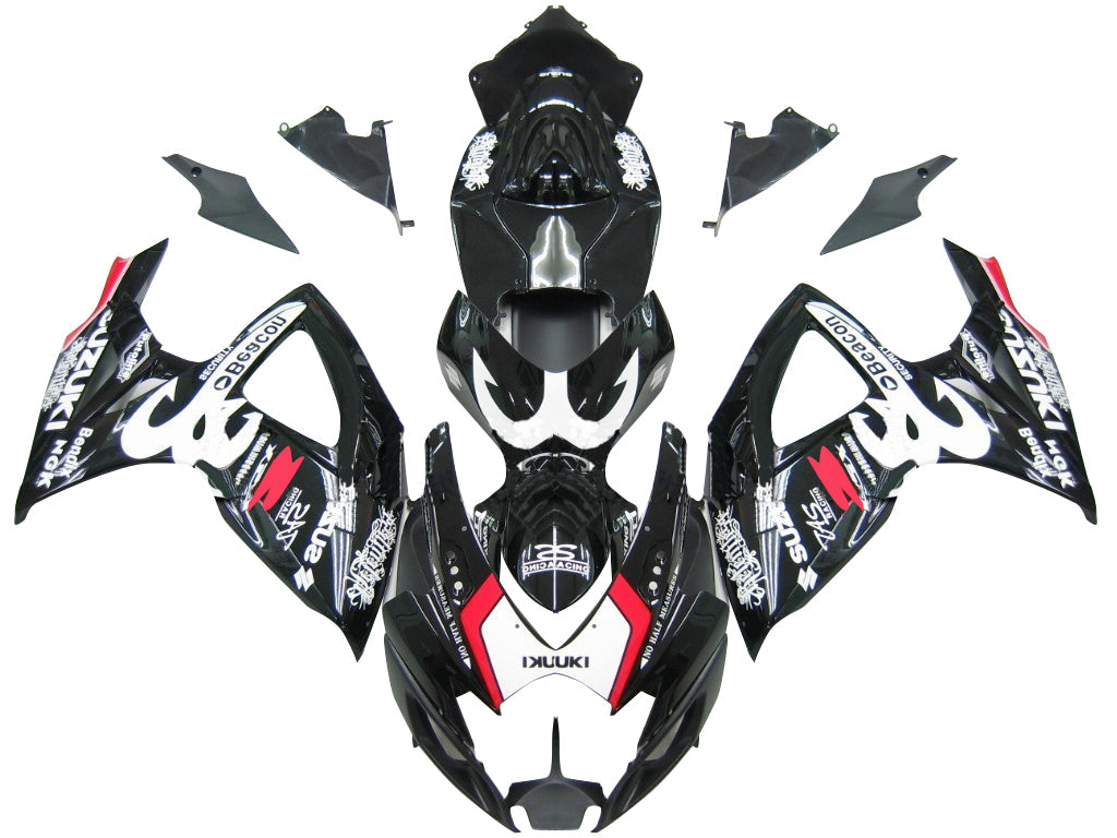 Fairings 2006-2007 Suzuki GSXR 600 750 Black Beacon GSXR  Generic