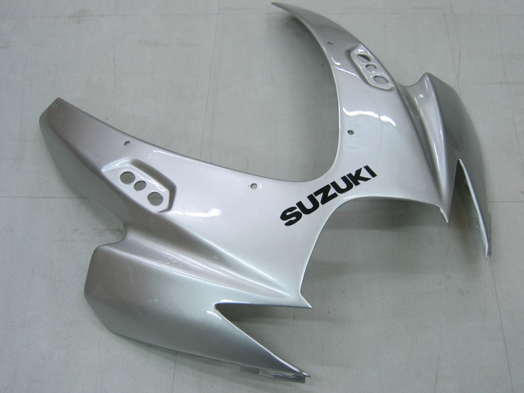 Fairings 2006-2007 Suzuki GSXR 600 750 Silver & Black GSXR  Generic