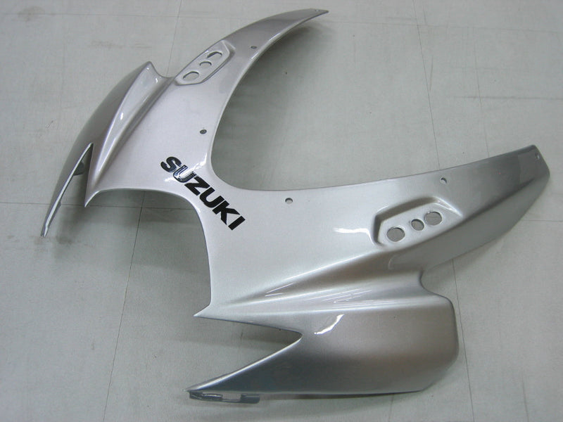 Fairings 2006-2007 سوزوكي GSXR 600 750 فضي وأسود GSXR عام