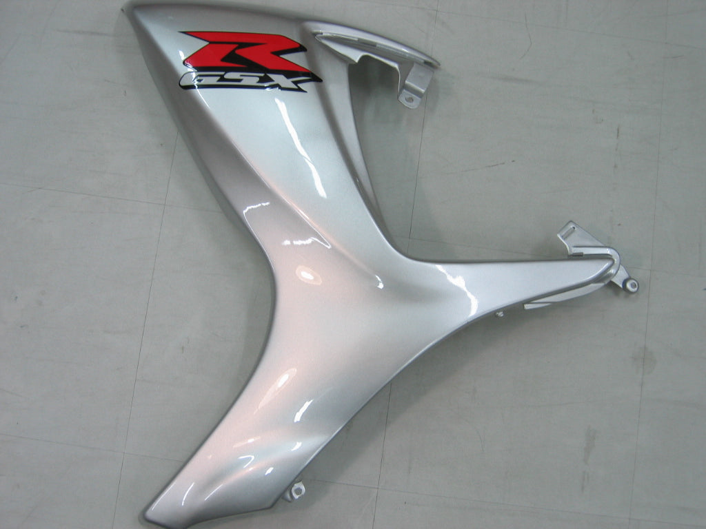 Fairings 2006-2007 Suzuki GSXR 600 750 Silver & Black GSXR  Generic