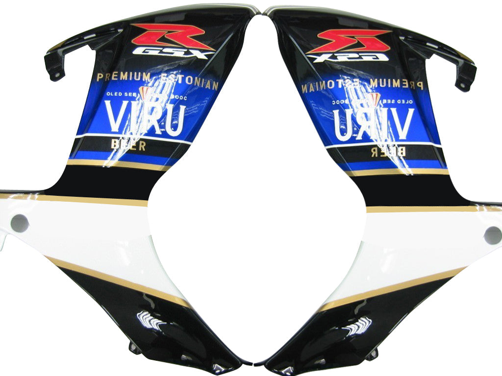 Fairings 2006-2007 Suzuki GSXR 600 750 Black Blur Viru Beer  Generic