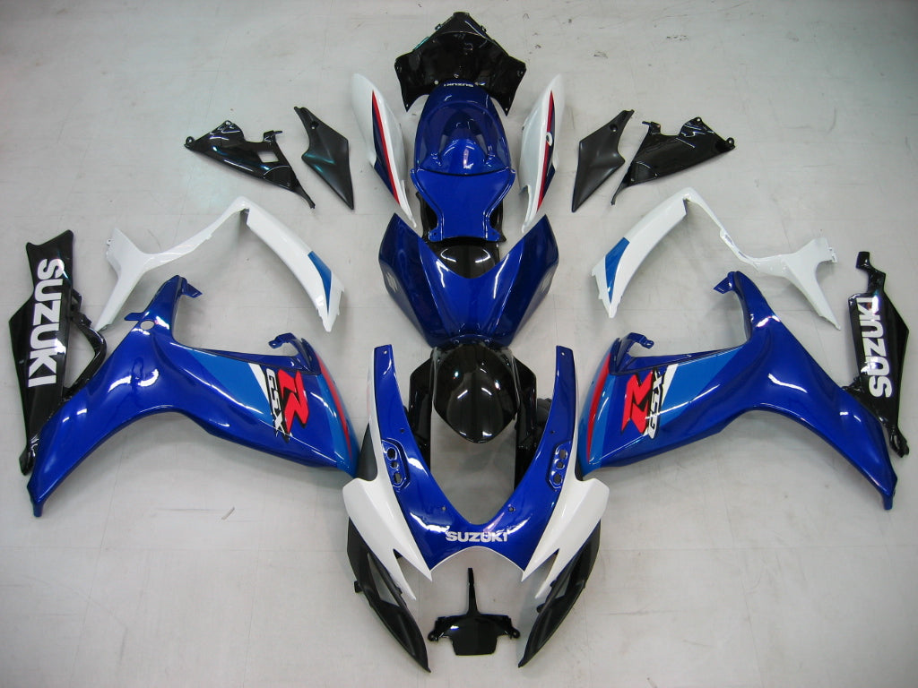 Fairings 2006-2007 Suzuki GSXR 600 750 Blue & White GSXR  Generic