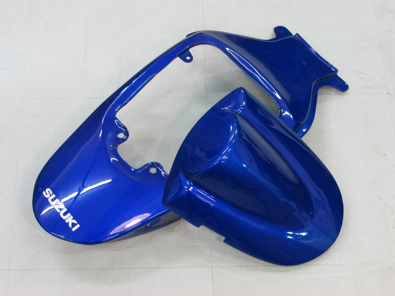 Fairings 2006-2007 سوزوكي GSXR 600 750 أزرق وأبيض GSXR عام