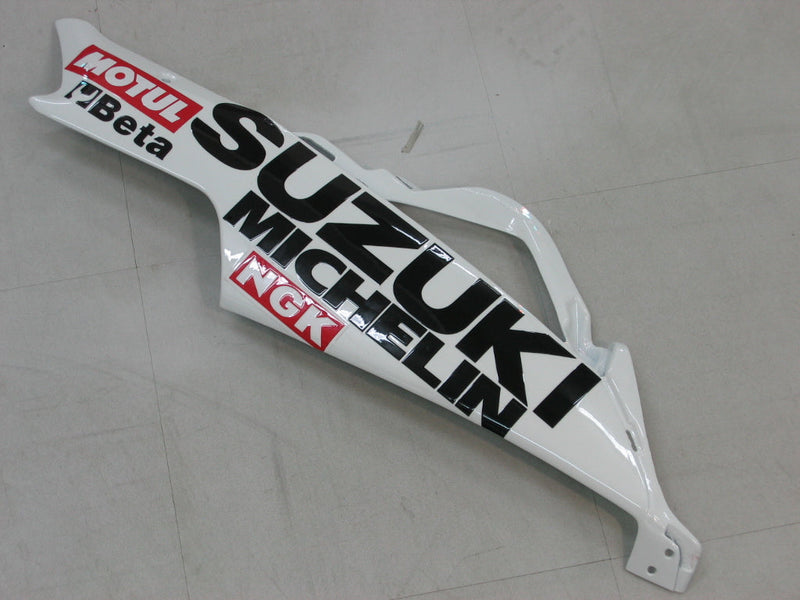 Fairings 2006-2007 Suzuki GSXR 600 750 White Red Lucky Strike  Generic