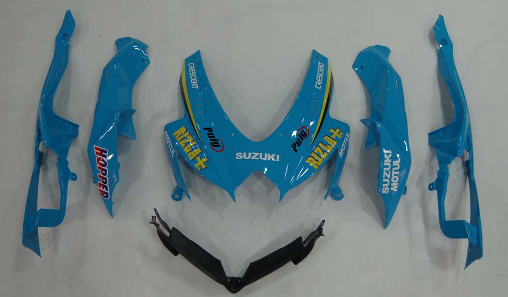 Fairings 2008-2010 Suzuki GSXR 600 750 Blue Rizla  Generic