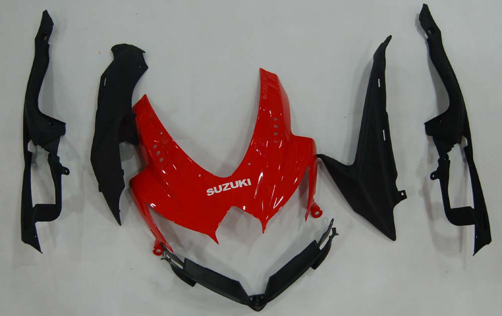 Fairings 2008-2010 Suzuki GSXR 600 750 Red White Black GSXR  Generic