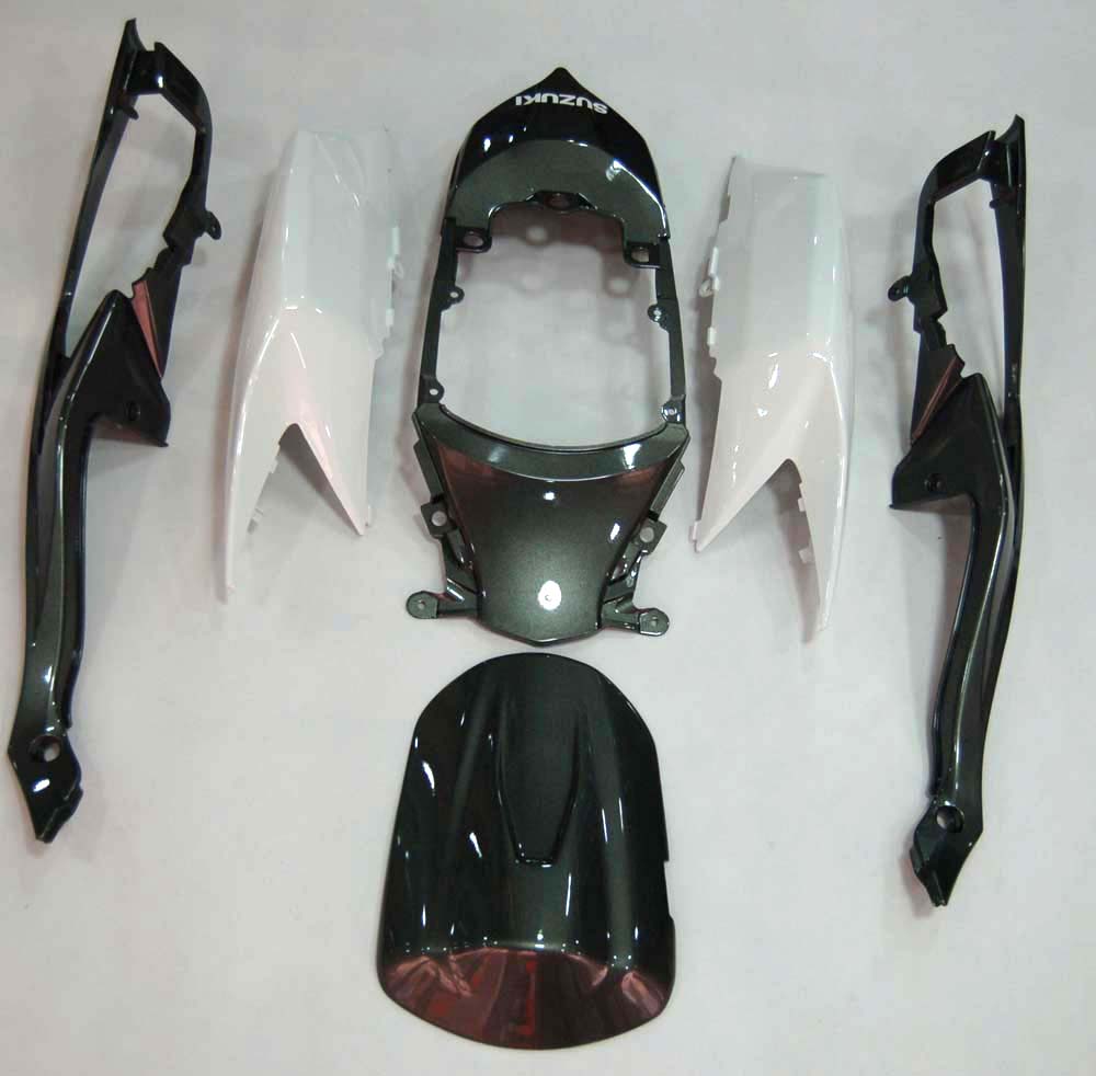 Fairings 2008-2010 سوزوكي GSXR 600 750 أبيض وفضي GSXR عام