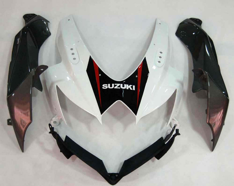 Fairings 2008-2010 Suzuki GSXR 600 750 White & Silver GSXR  Generic