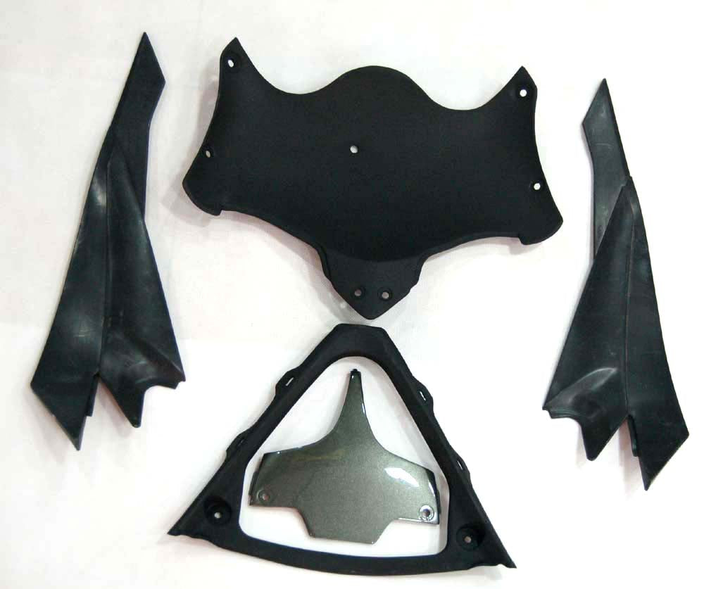 Fairings 2008-2010 سوزوكي GSXR 600 750 أبيض وفضي GSXR عام