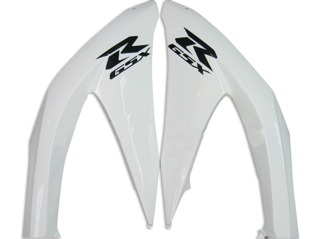 Fairings 2008-2010 Suzuki GSXR 600 750 White Black GSXR  Generic