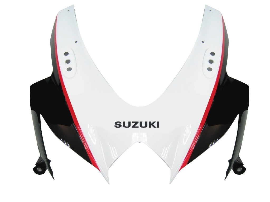 Fairings 2008-2010 سوزوكي GSXR 600 750 أسود أبيض GSXR عام