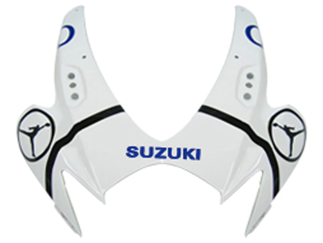Fairings 2008-2010 Suzuki GSXR 600 750 White Blue Jordan  Generic