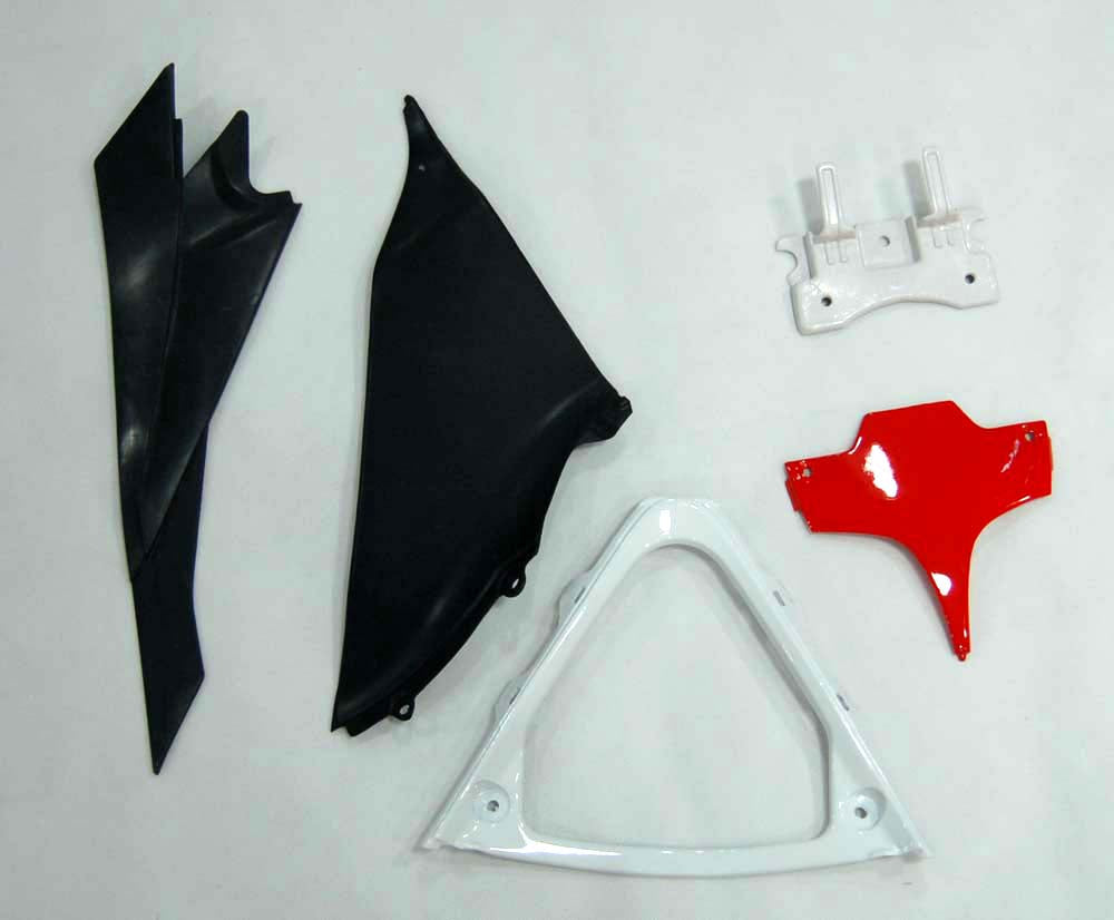 Fairings 2008-2010 سوزوكي GSXR 600 750 أبيض أحمر لاكي سترايك عام