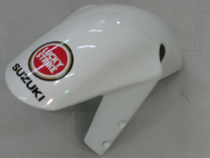 Fairings 2001-2003 Suzuki GSXR 750 White Red Lucky Strike  Generic