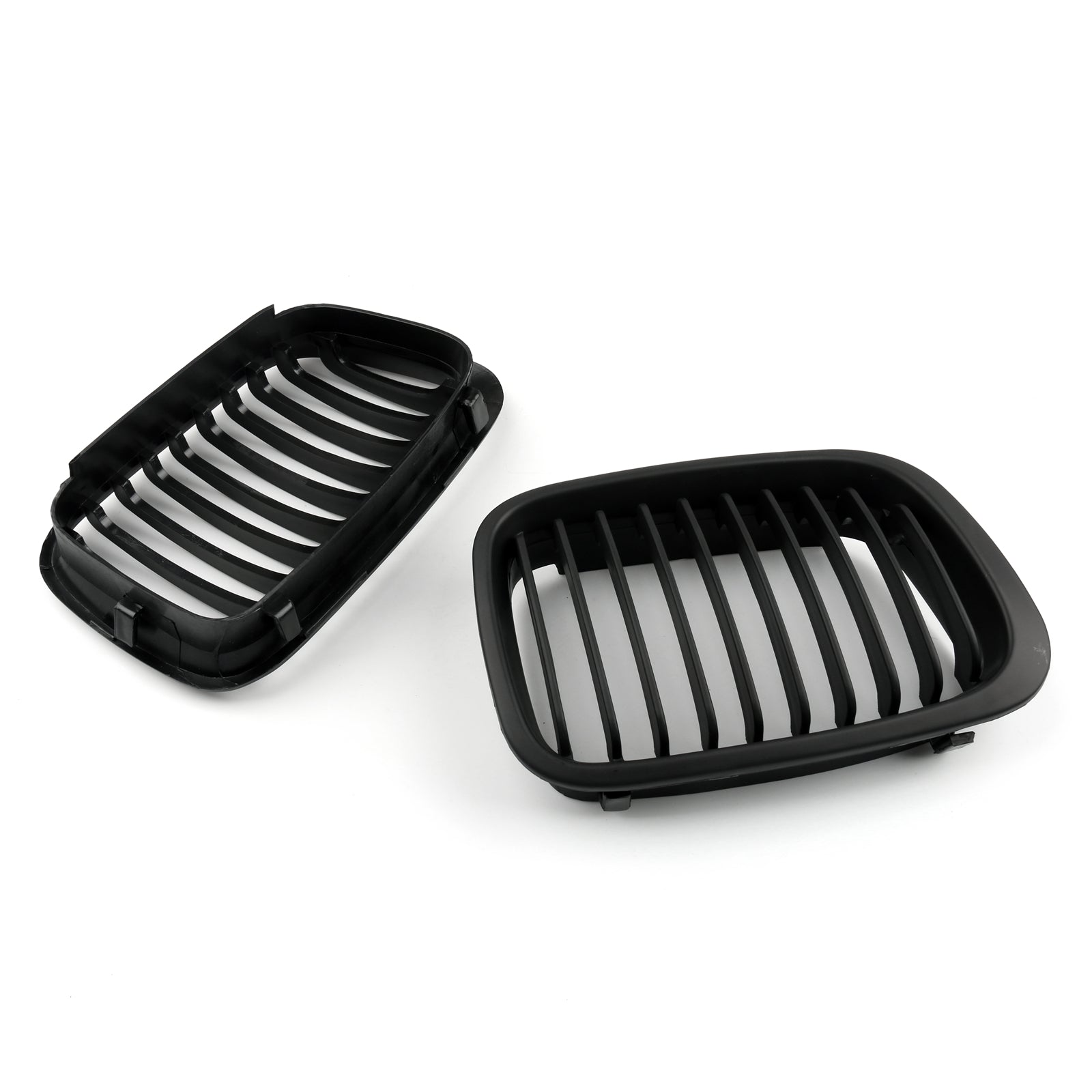 Fence Grill Grille ABS M Color Gloss Black Mesh For BMW E46 4D 98-21 3 Series