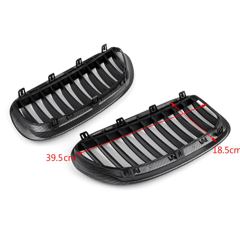 Gloss/Matte Black BMW 2004-2010 E63 E64 6-series Coupe Convertible Front Grille Generic