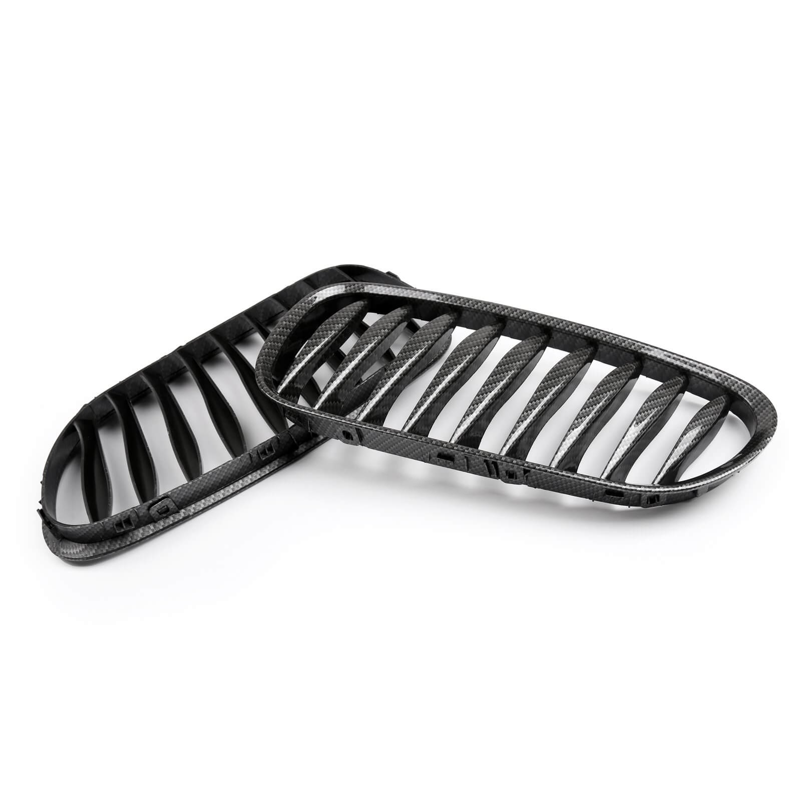 BMW Grille 2x Parachoques delantero Sport Kidney Grill para BMW Z4 E85 E86 2003-2008 Genérico