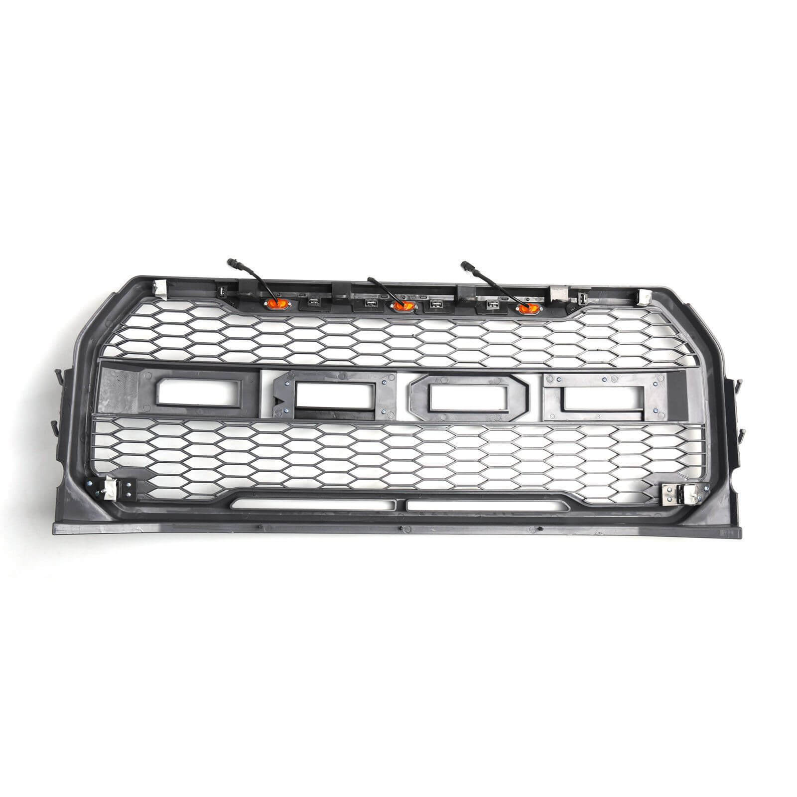 F-150 F150 2015 - 2019 Ford 3X Bumper Grille LED Light Grill استبدال مصبغة Raptor Style عام