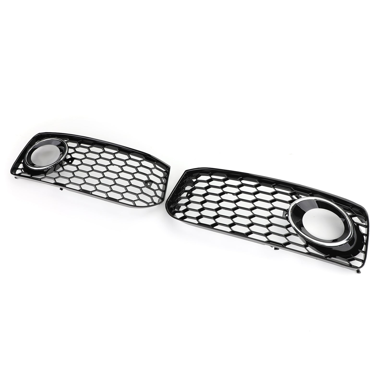 L+R Fog Light Grill Grille With Trim For Audi A5 S-Line S5 B8 RS5 2008-2012 Generic