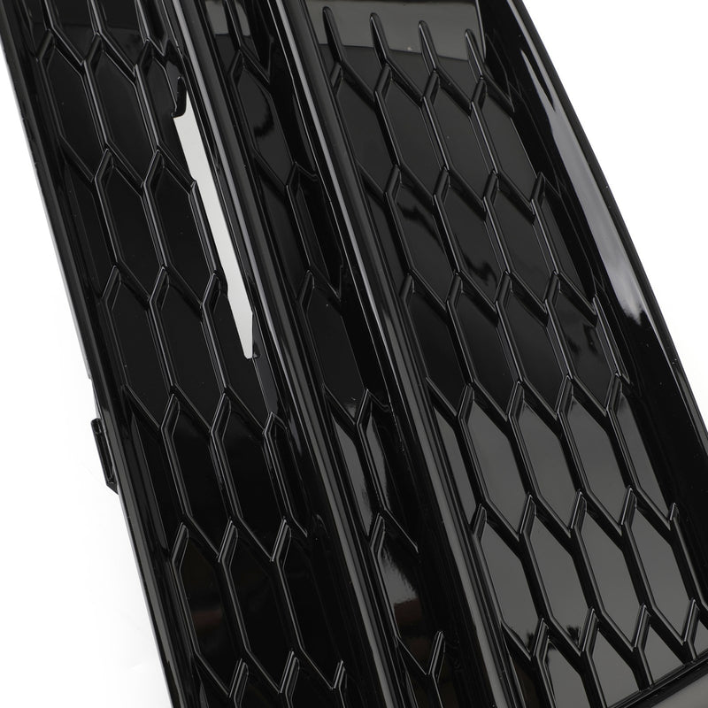 غطاء خفيف للضباب الأمامي أسود مناسب لأودي A4 B9 S-LINE 2016-2018 مصبغة ممتصة للصدمات عام 