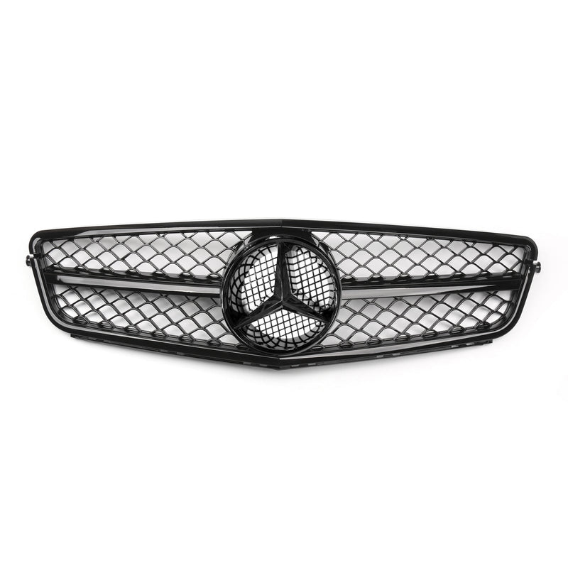 W204 C250 C350 08-13 Mercedes Benz AMG Style Gloss Black Grill Replacement Grille Generic