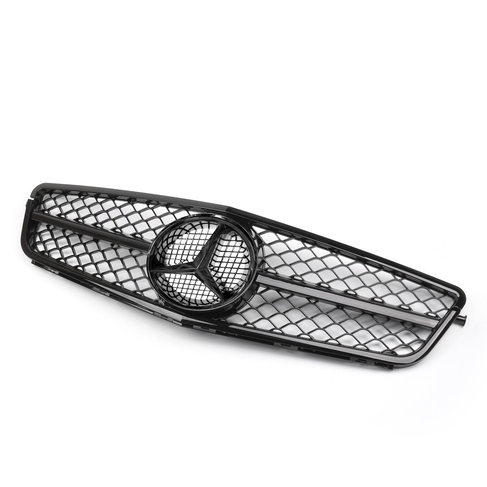 W204 C250 C350 08-13 Mercedes Benz AMG Style Gloss Black Grill Replacement Grille Generic