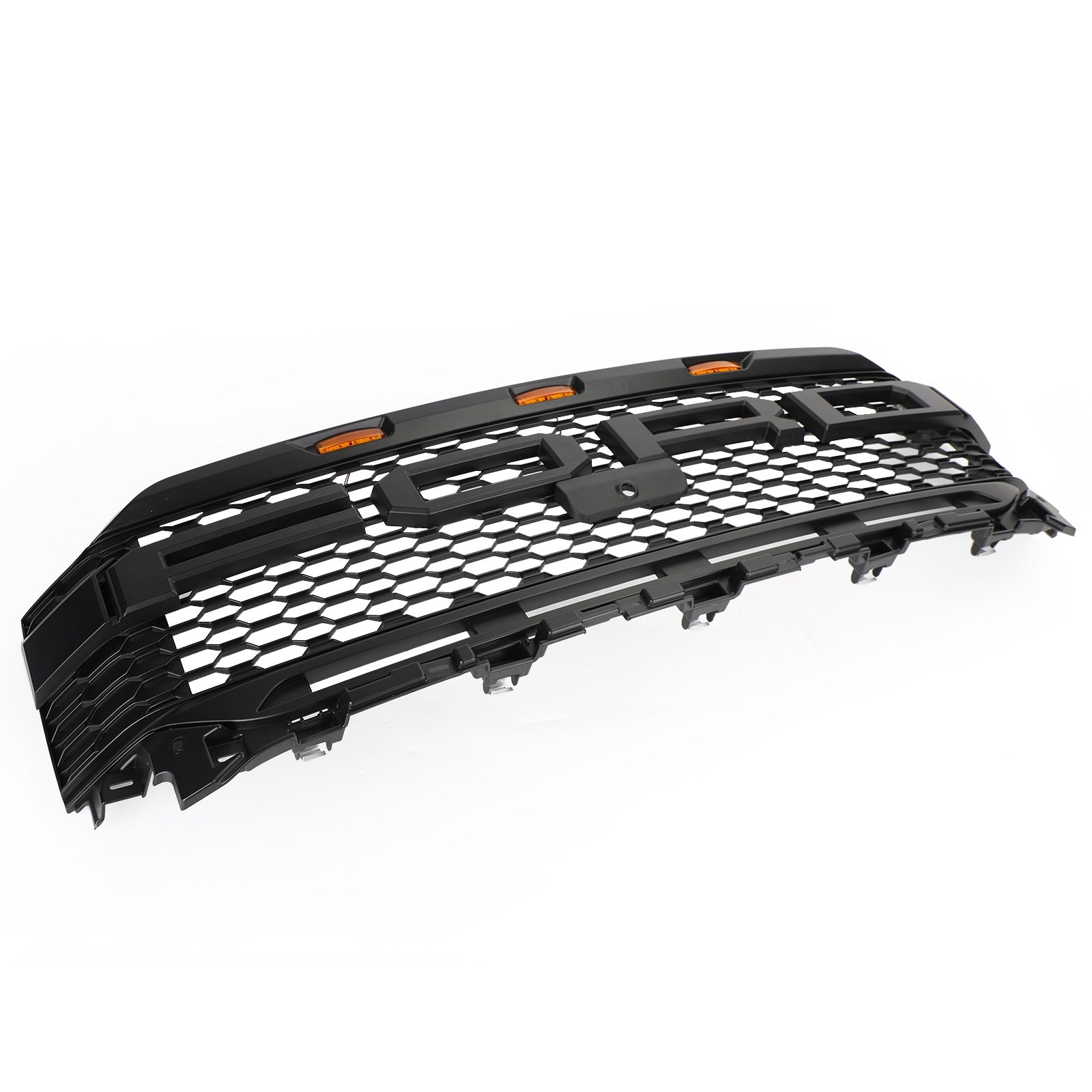 Ford F150 2021-2023 Raptor Replacement ABS Front Bumper Grille Grill W/ LED