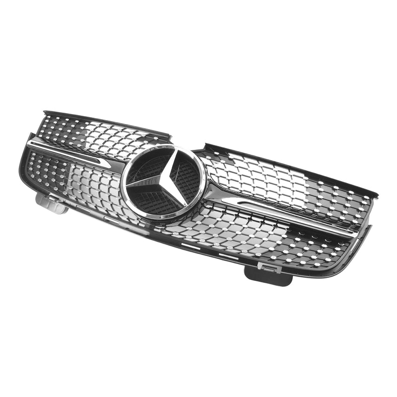 Rejilla de parachoques delantero de diamantes Mercedes Benz Clase GL X164 GL450 2007-2012