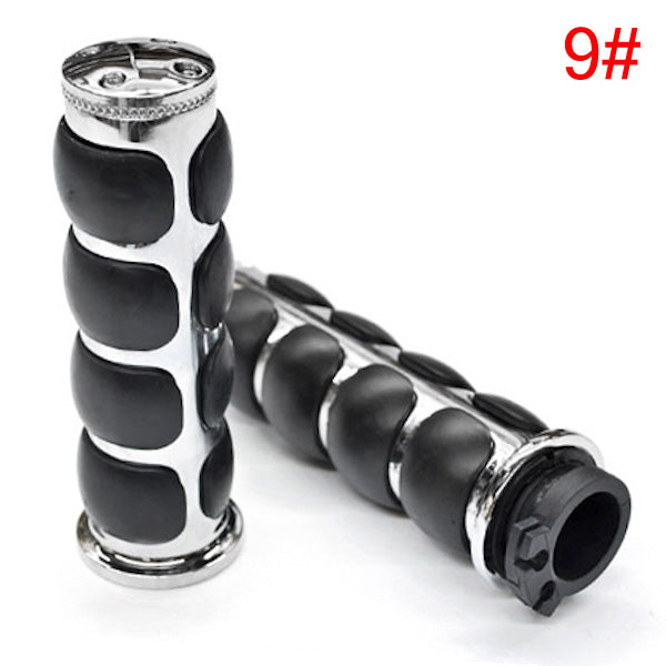 Motorcycle 1 Hand Grips For Honda Suzuki Yamaha Kawasaki Harley Chopper Cruiser