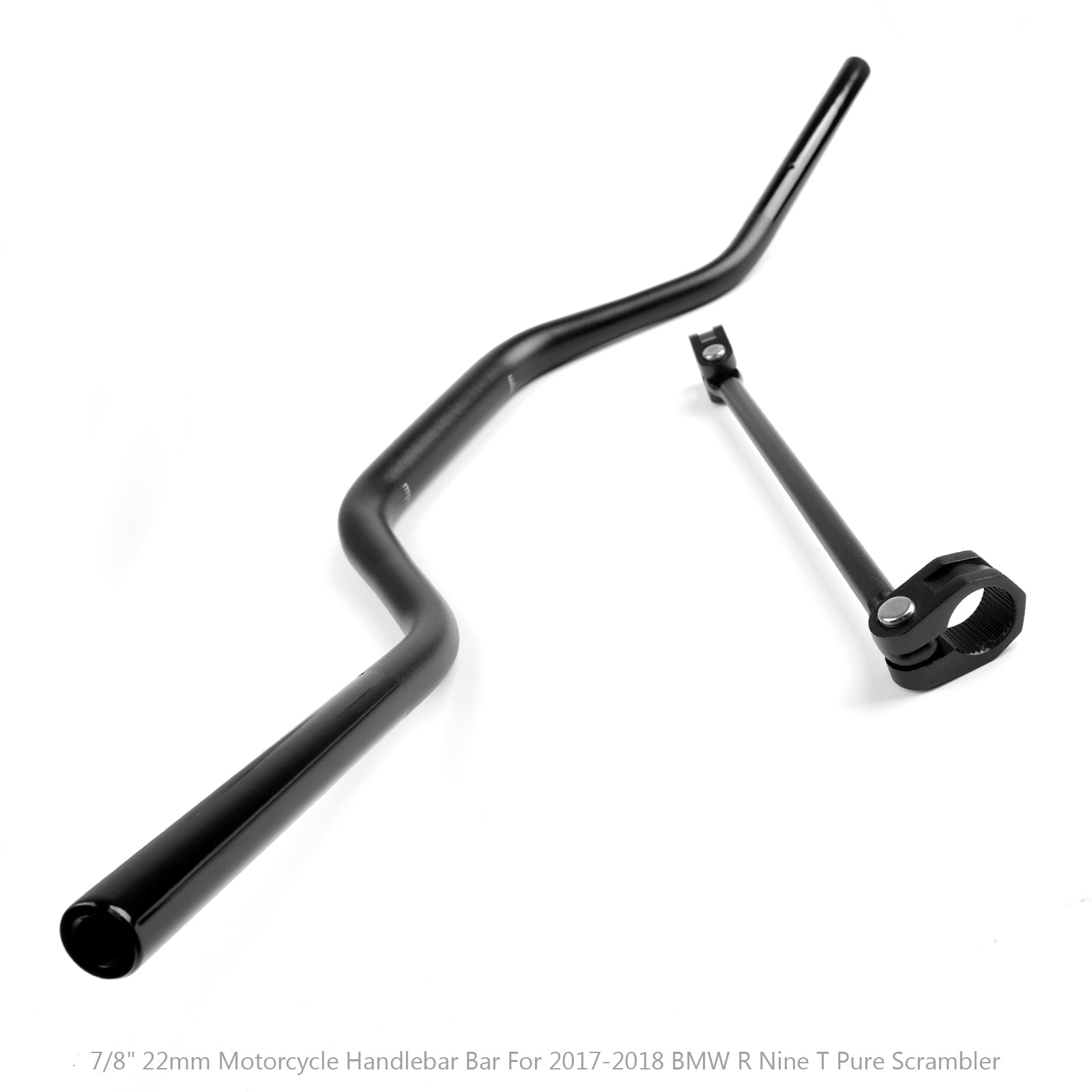 7/8 22mm Motorcycle Handlebars High-Rise Drag Bar For BMW R NINE T 2017 2018 Generic