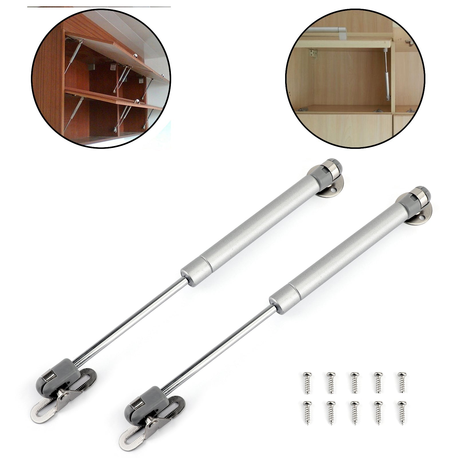 Door Hinge Gas Spring Strut Prop Shock Lift Kitchen Cabinet Hydraulic