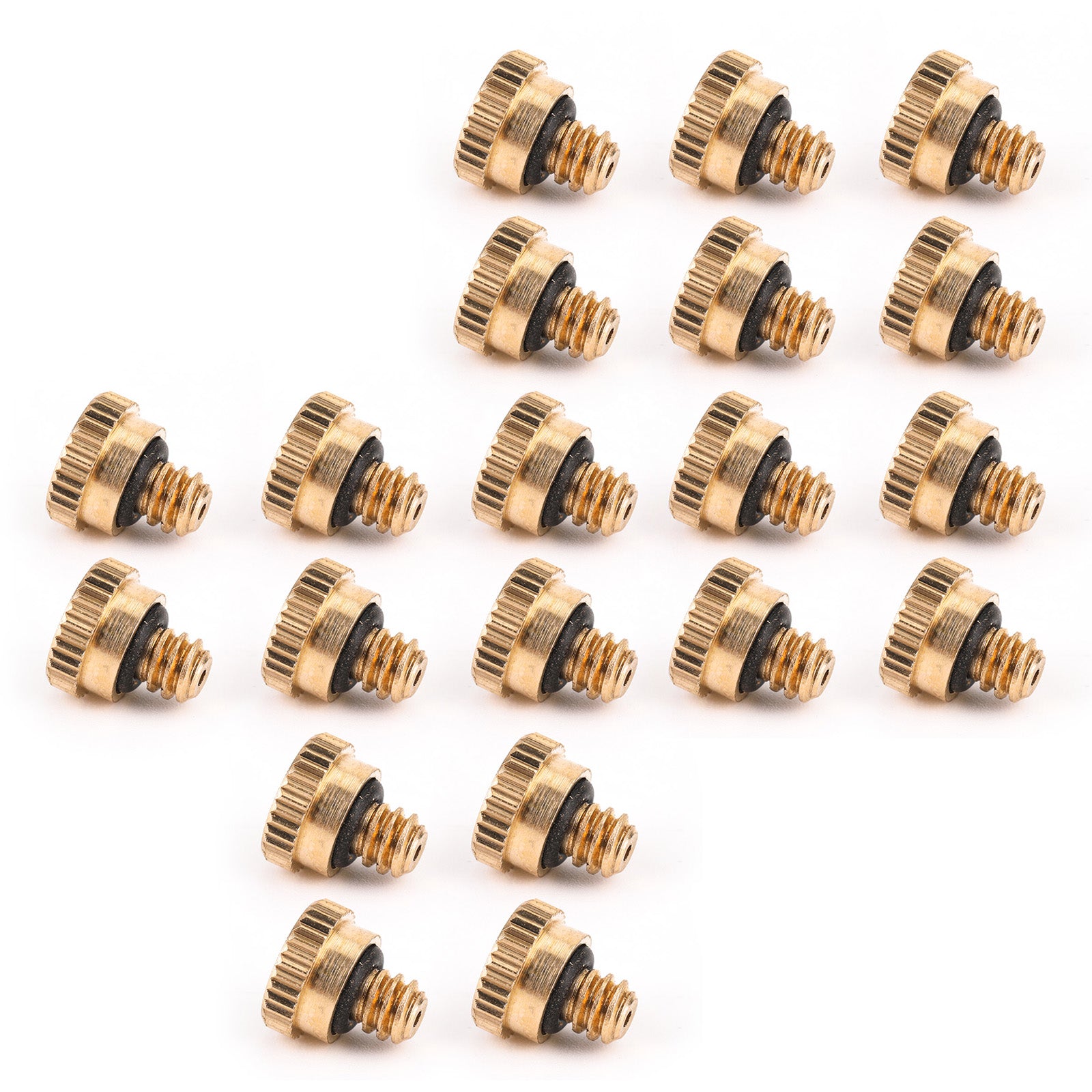 10-50pcs Brass Misting Nozzles Water Mister Sprinkle For Cooling System 0.016"